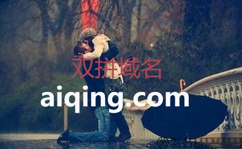 双拼域名aiqing.com爱情超15万元结拍 适合搭建婚恋社交网站