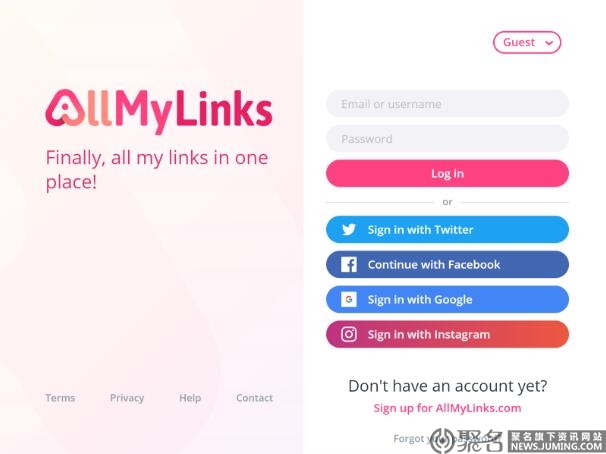 社交媒体终端AllMyLinks超548万元收购域名Links .com