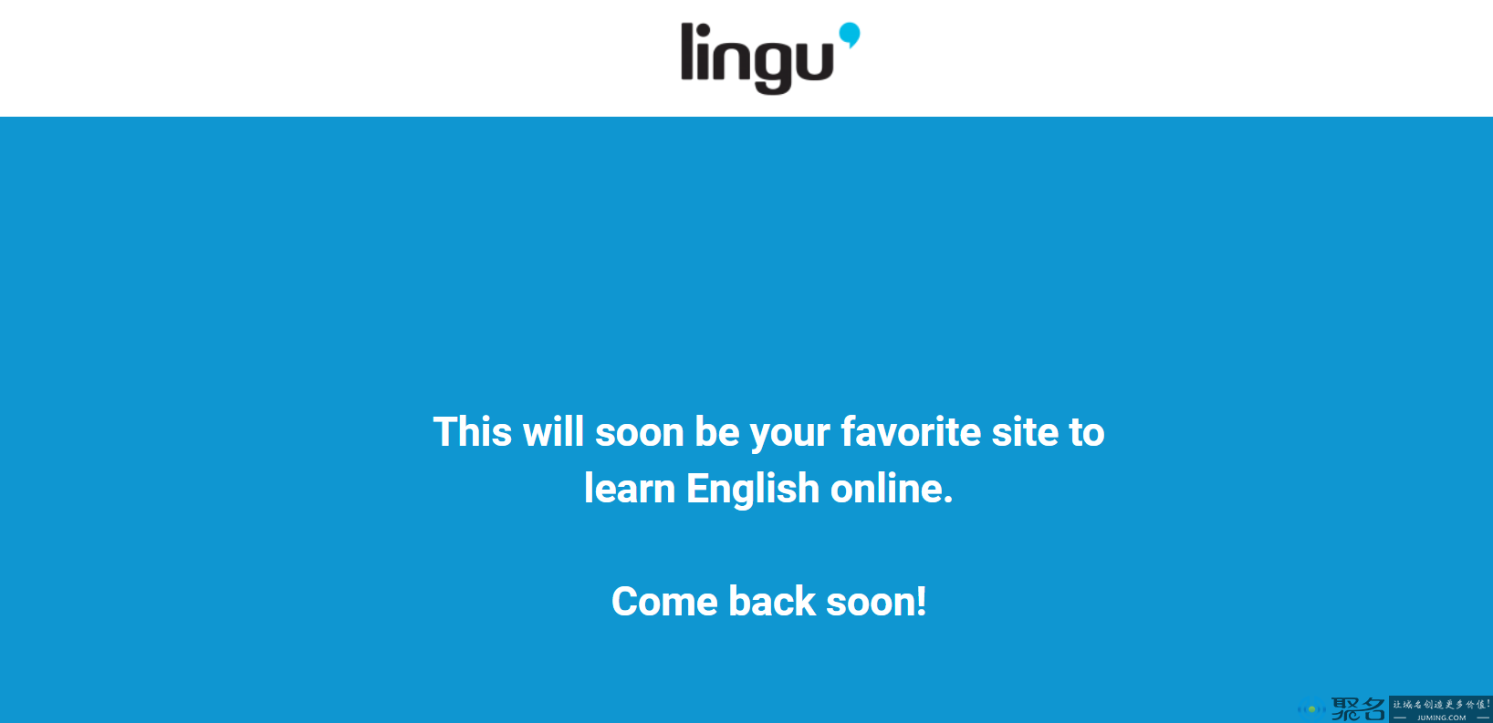 五位数成交的lingu.com，已被搭建在线英语学习网站