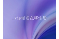 .vip域名