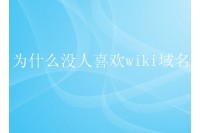 为什么没人喜欢wiki域名