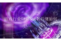 游戏行业GAMES域名后缀