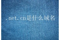 .net.cn域名