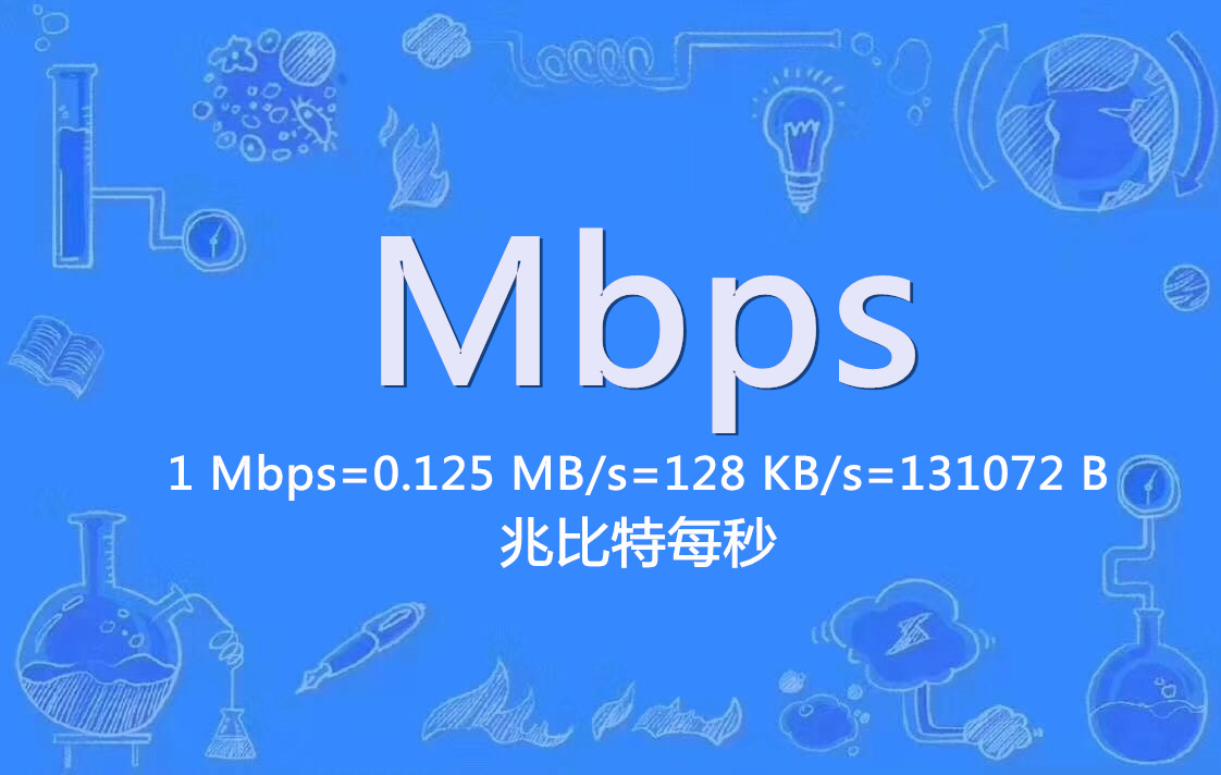 速率单位是什么?速率单位怎么算?据悉，速率单位Mbps是megabits