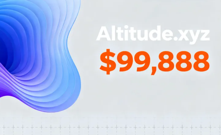 Altitude.xyz以99,888美元成交，彰顯優(yōu)質(zhì)短域名持續(xù)升值潛力