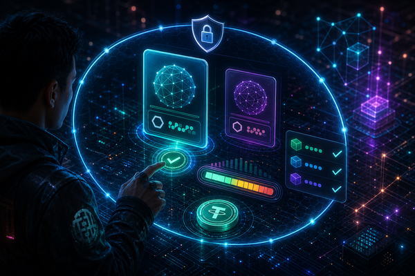 USDT 结算域名订单核对主视觉