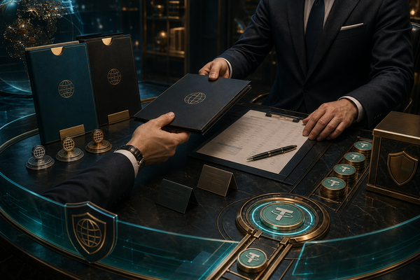 展示域名交易中 USDT 支付、账户接手与竞价节奏协同的主题配图